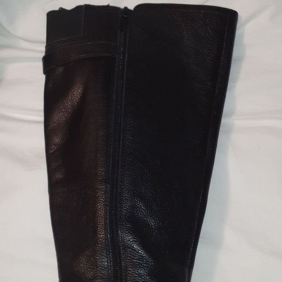 Naturalizer Josey Black Leather Boot Wide Shaft 6½‎ - Picture 7 of 15
